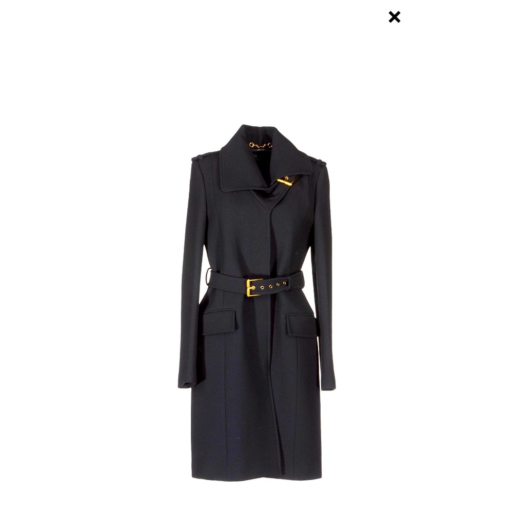 Authentic Gucci Coat, with belt. Size 40. Knee length.